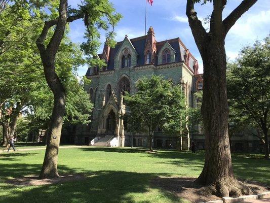 Consider campus size & layout when you visit. The University of Pennsylvania contains 180+ buildings, the oldest being College Hall (1873).