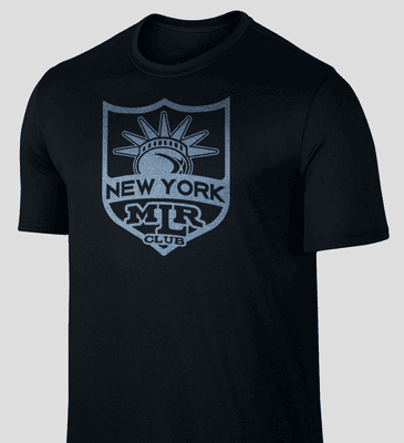 New York Major League Rugby Logo Tee (Black) $25.00