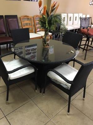 Outdoor dining set, we have big selection to choose from !