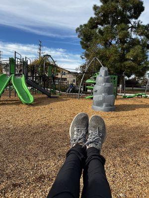 View from the swings