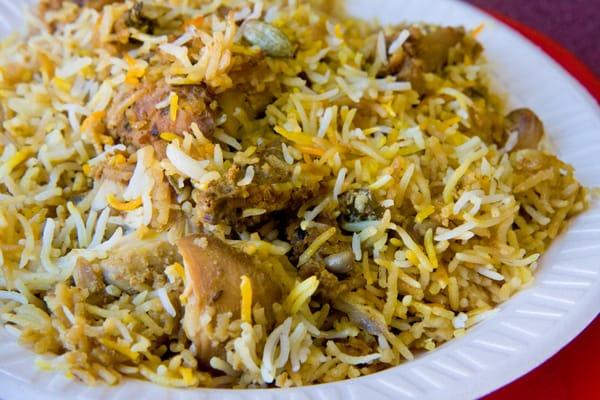 Authentic Organic chicken biryani