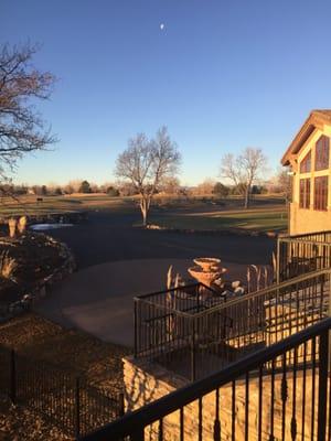 Beautiful February morning at Valley Country Club in Centennial, CO