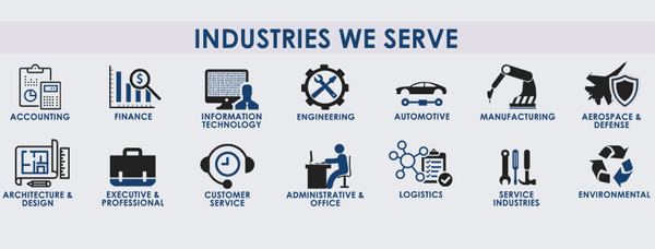 Industries We Serve!