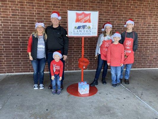 Our family ruining the bell