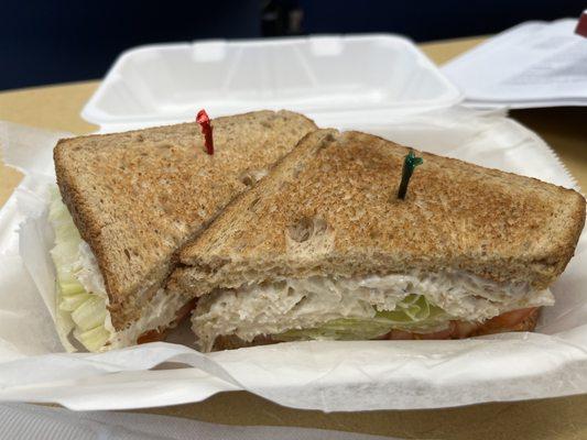 Chicken salad sandwich