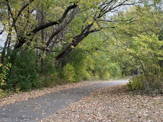 Connects to the State Trail.