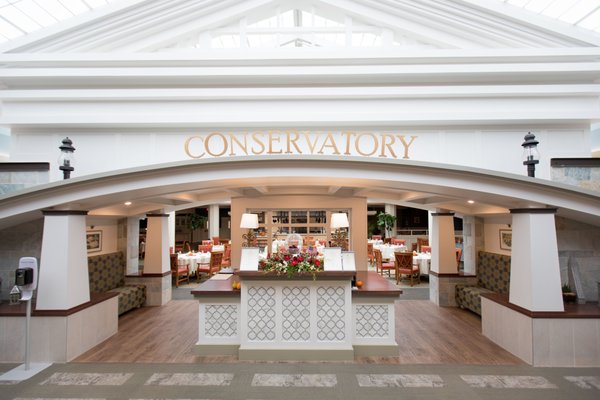 Our Conservatory offers fine dining at it's best!