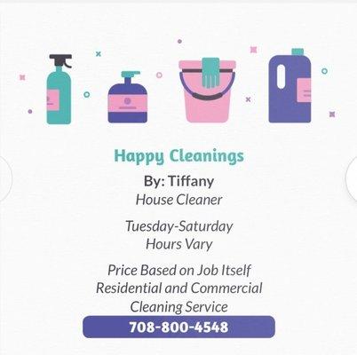 Happy Cleanings by Tiffany