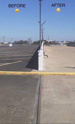 OCR REAL ESTATE PRESSURE WASHING & PARKING LOT RESTRIP.