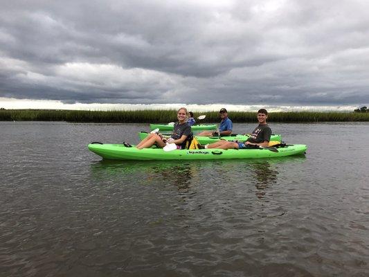 Beautiful cloudy day on the ICW.