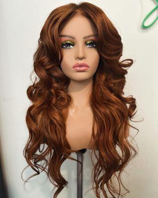 We also specialize in custom front lace wigs