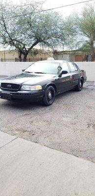 This is the cab that I ride in all the time, it's very comfortable and provides a smooth ride on the rough streets of Tucson