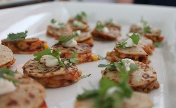 Greenwich Town Party mini quesadillas