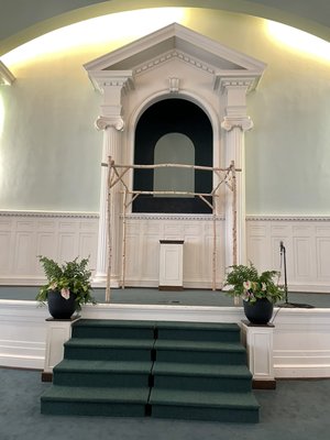 Birch wood chuppah in Nashville