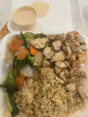 Chicken and Shrimp Hibachi