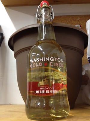 25oz cider from Chelan WA... Over $10, hope it is worth the price:-)