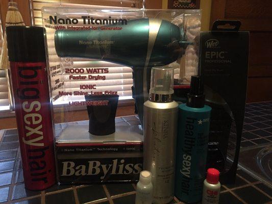 Goodies obtained from CosmoProf.