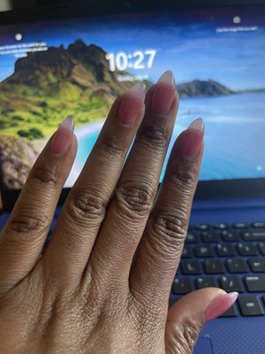 Admiring my nails while I type lol