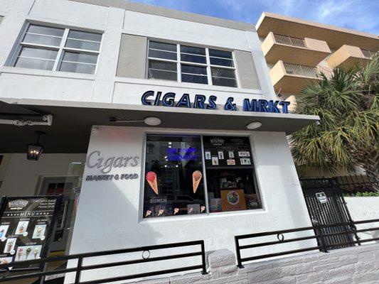 Not really a "cigar" place but they have 2 and a half humidors... friendly staff mostly flavored tobacco, vapes, and juices ...