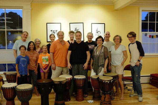 John Marshall drumming class