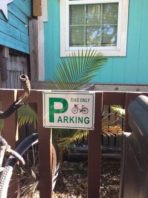 Best parking=Bicycle Parking!