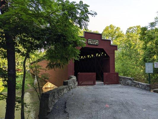 Martin's Mill Covered Bridge in Antrim Township Park, Greencastle