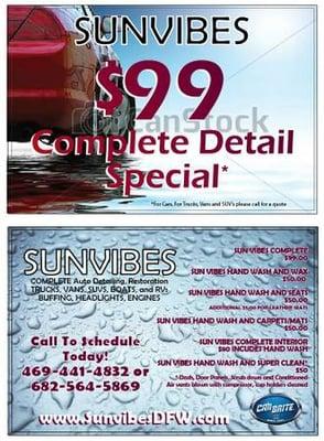 $99 complete detail special!!