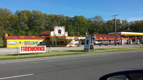 Michigan City Black Bull Fireworks store