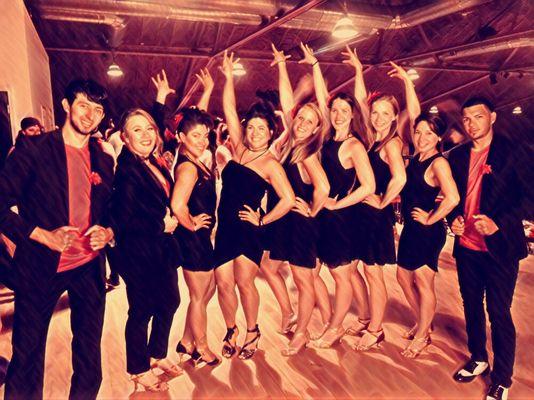 Very first urbanity salsa squad!!! This picture was taken last week for our very first showcase!