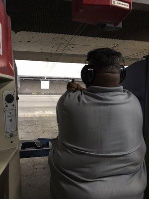 Hasn't shot in over 10 years. Wanted to get licensed.