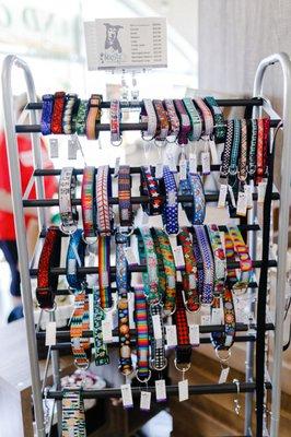 Locally-made collars. We support local business!