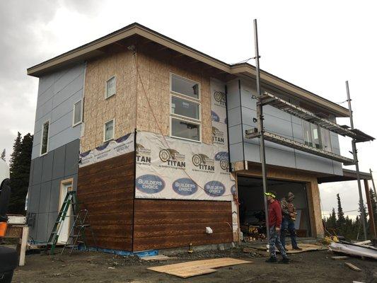 Hardy board Siding installing