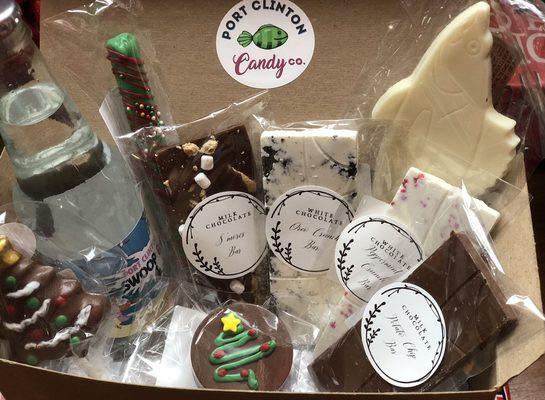 Port Clinton Candy Co gift basket