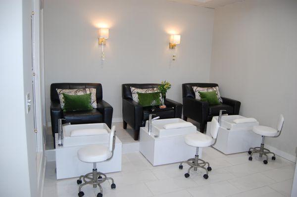 Nail Salon Pedicure Area