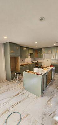 Kitchen Cabinets and Bath