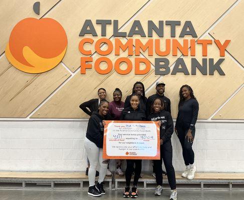 Community Service at Atlanta Community Food Bank