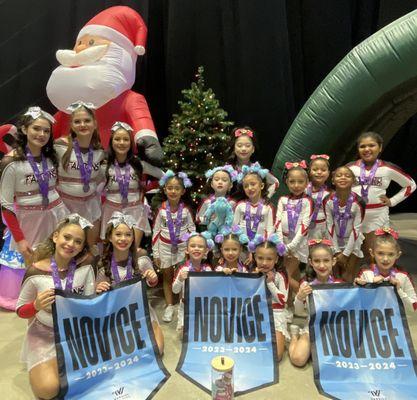 We offer entry level cheer teams!