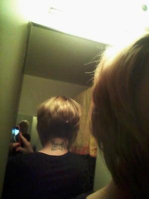 Back of my hair! Love!!