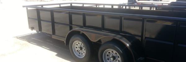 Dump Trailers in a variety of sizes.