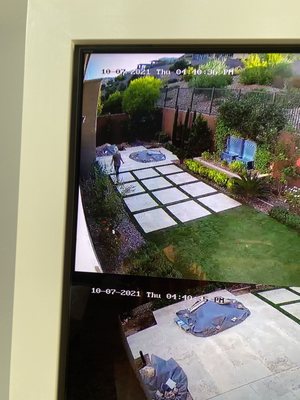 Great coverage of the house from 4 hi-res cameras!