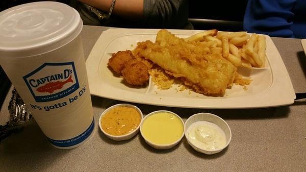 Fish and fries for $4.49.