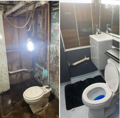 Small bathroom renovation