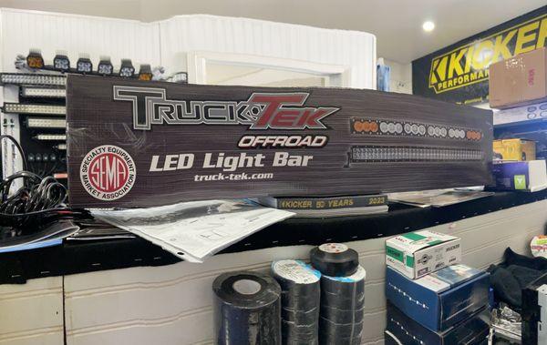 custom roof lightbar install