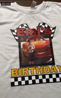 Customized Birthday Shirt - Front