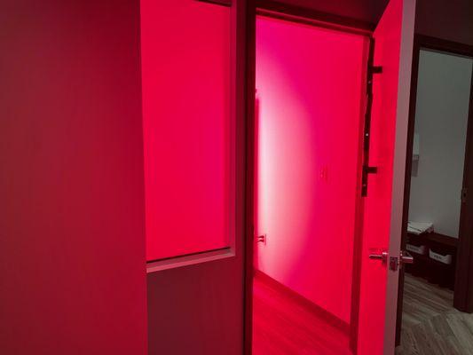 Red Light Therapy Room