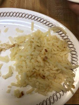 Uncooked hash browns