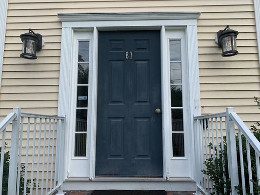 Twenty-one year old door that has seen its better day.