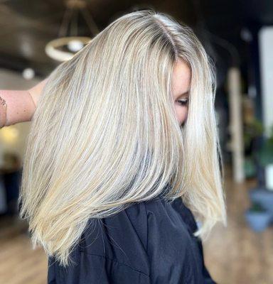 Blonde Perfection

Full highlights by Chavon