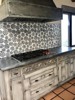 New tile backsplash in kitchen. 5/2021