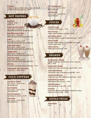 Nature's Park Café - Breakfast Menu Page 2 of 3